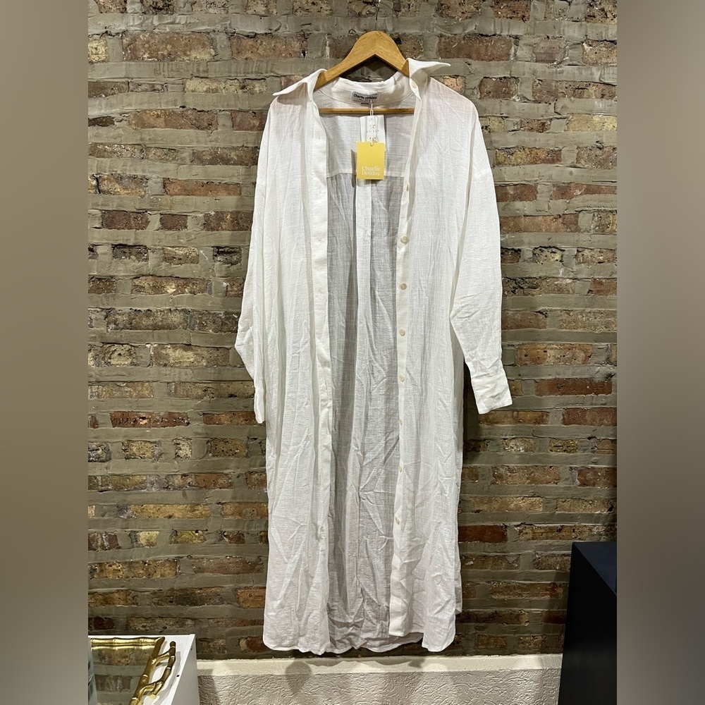 Charlie Holiday maya oversized shirtdress